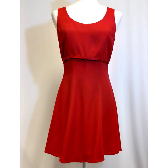 Vintage Red Dress Size 5/6 by All That Jazz - Great Fit! - Picture 1 of 10